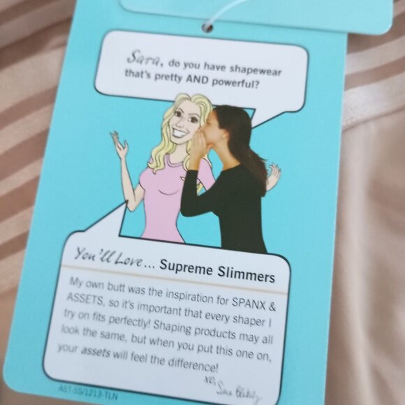 Love Your Assets Spanx High Waist Mid Thigh Supreme Slimmer M NWT Shapewear - Picture 4 of 7